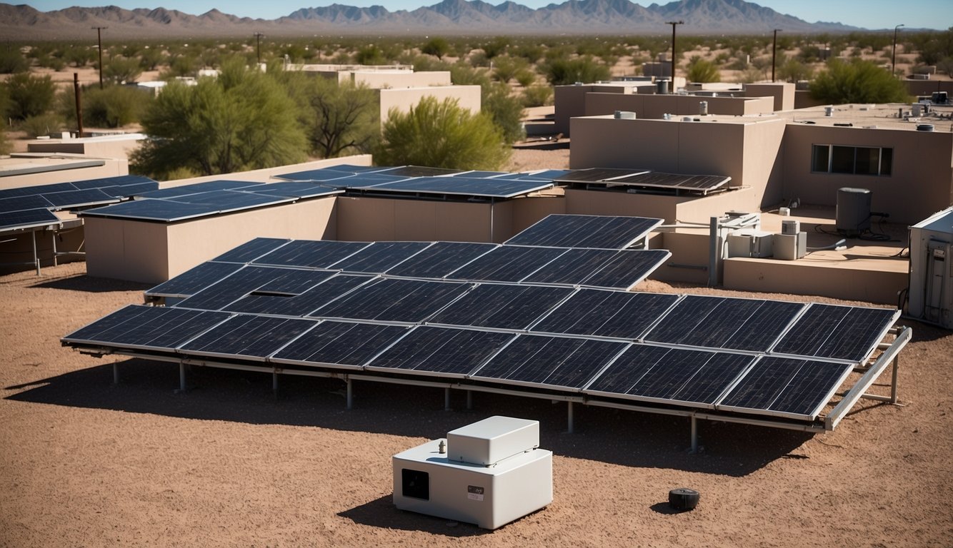 Desert homes with solar power